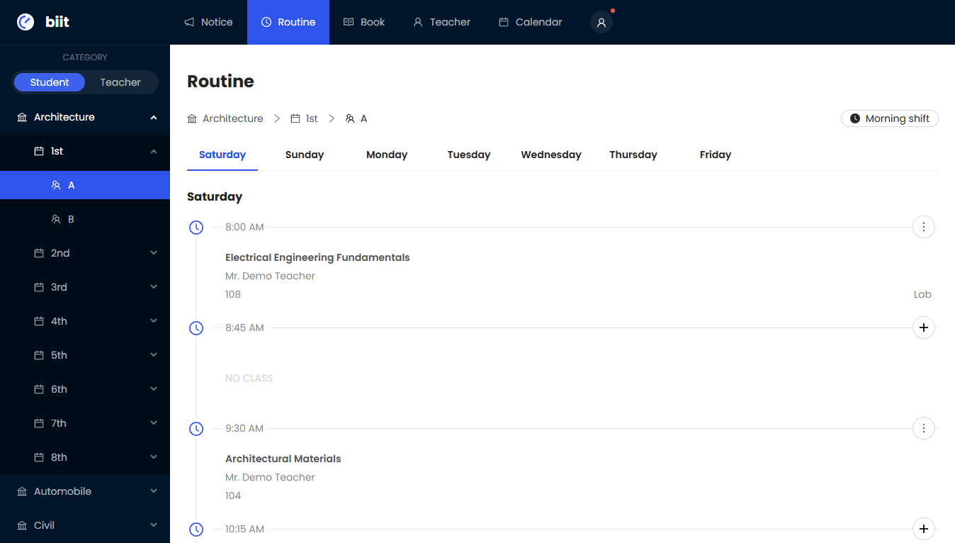 Project screenshot